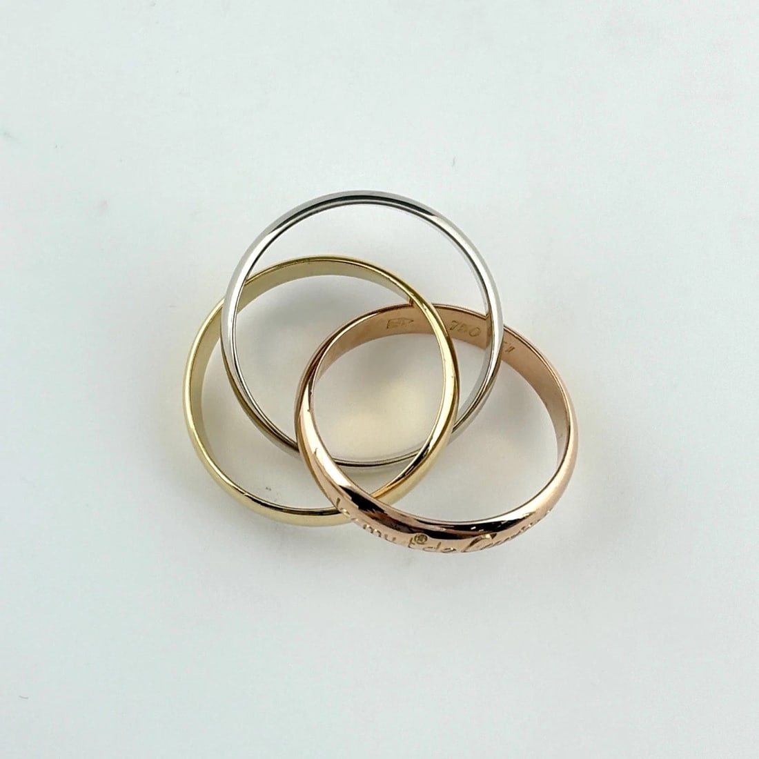 CARTIER TRINITYRING YG RING 750 - 2