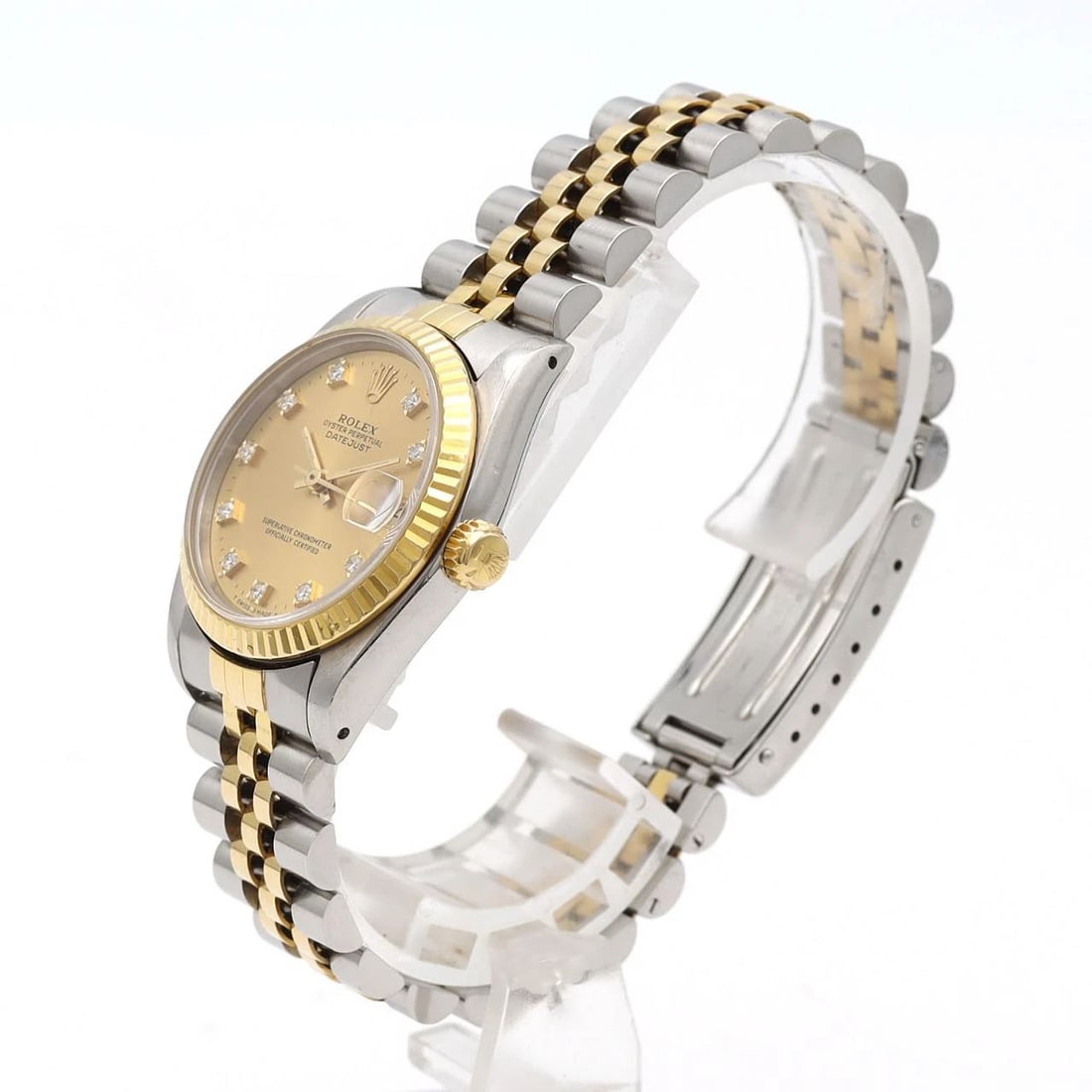 ROLEX DATEJUST STAINLESS STEEL WATCH - 2