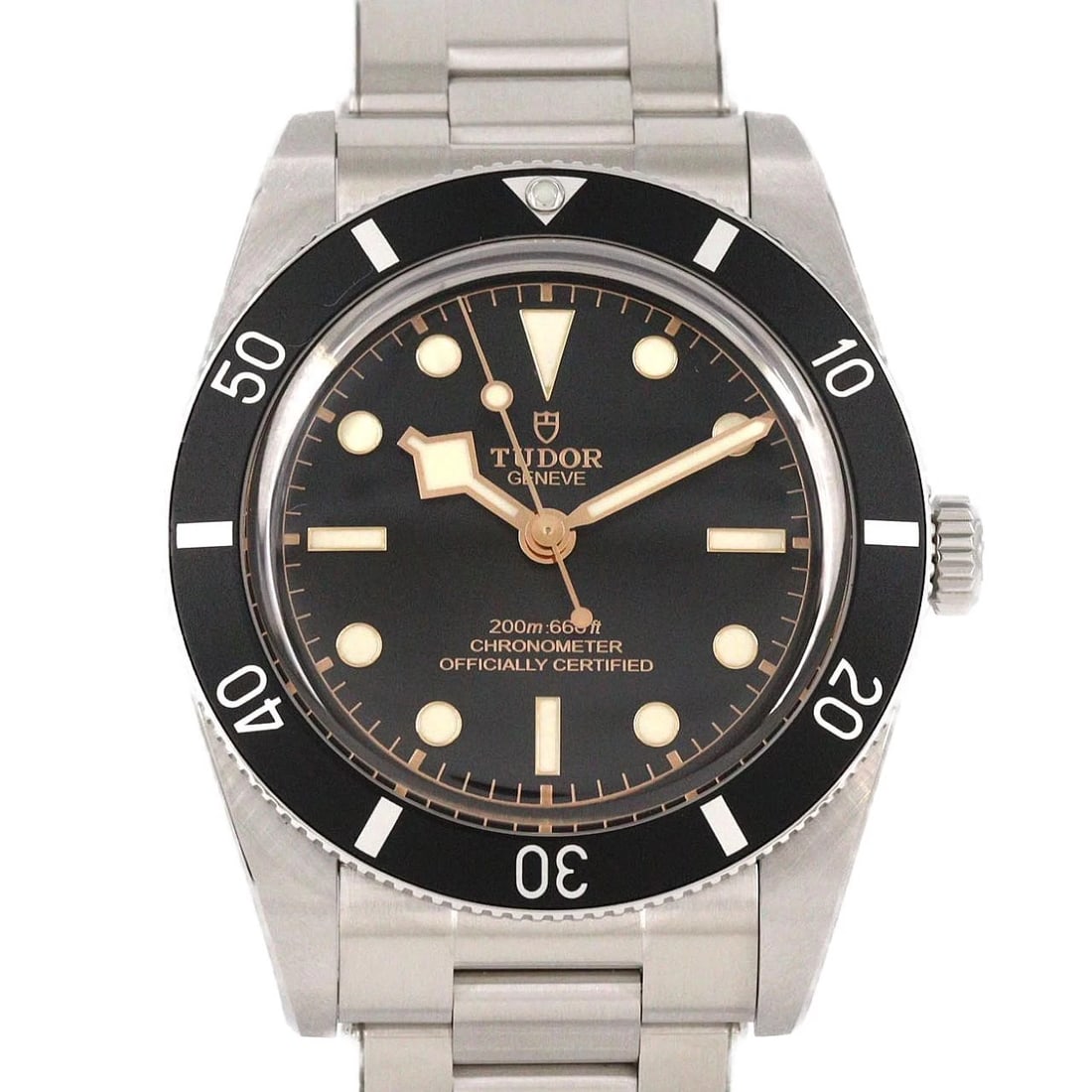 TUDOR BLACK BAY 54 STAINLESS STEEL MECHANICAL AUTOMAT WATCH: Tudor Black Bay 54 Stainless Steel Mechanical Automat Watch Brand: Tudor Type/Style: Wrist watch Material: Case: Stainless Steel Breath: Stainless Steel Color: Dial Color: Black Size: Case diameter: