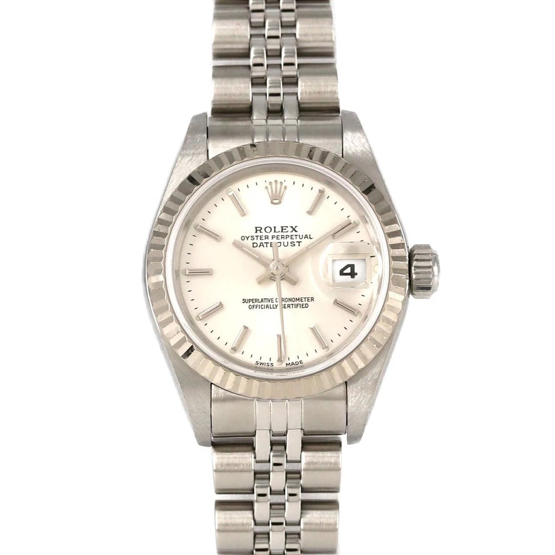 ROLEX DATEJUST SSXWG MECHANICAL AUTOMATIC WATCH: Rolex Datejust SSxWG Mechanical Automatic Watch Brand: ROLEx Type/Style: Wrist watch Material: Case: Stainless steel x white gold Bracelet: Stainless steel Color: Dial Color: Silver Size: Case