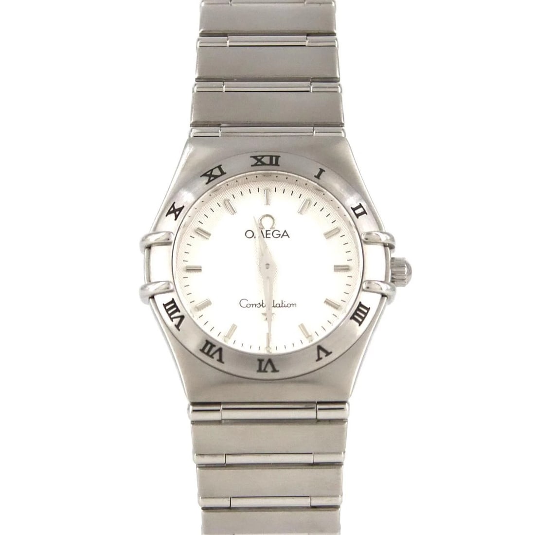 OMEGA CONSTELLATION STAINLESS STEEL QUARTZ WATCH: Omega Constellation Stainless Steel Quartz Watch Brand: OMEGA Type/Style: Wrist watch Material: Case: Stainless Steel Breath: Stainless Steel Color: Dial Color: Silver Size: Case diameter: Approx.