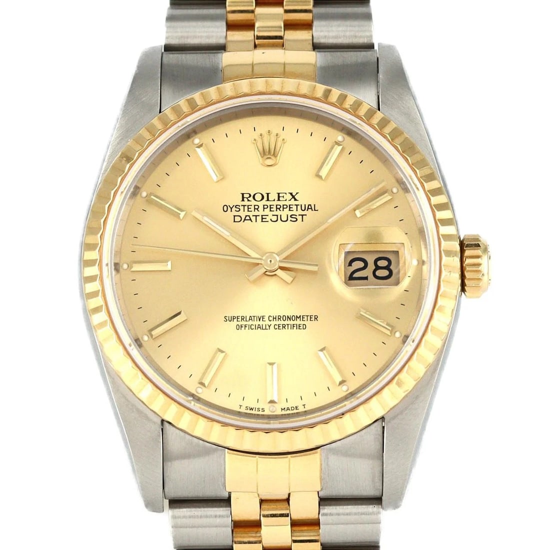 ROLEX DATEJUST SSXYG MECHANICAL AUTOMATIC L SERIES WATCH: Rolex Datejust SSxYG Mechanical Automatic L Series Watch Brand: ROLEx Type/Style: Wrist watch Material: Case: Stainless steel x yellow gold Bracelet: Stainless steel x yellow gold Color: Dial color: G