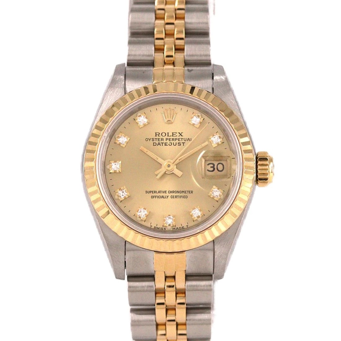 ROLEX DATEJUST STAINLESS STEEL X YELLOW GOLD MECHANICAL WATCH: Rolex Datejust Stainless Steel x Yellow Gold, Mechanical Watch Brand: ROLEx Type/Style: Wrist watch Material: Case: Stainless steel x yellow gold Bracelet: Stainless steel x yellow gold Color: Dial co