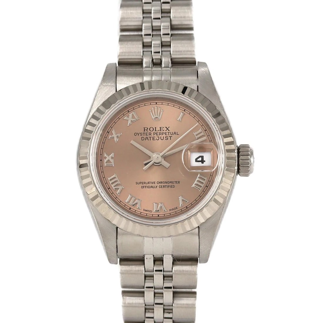 ROLEX DATEJUST SSXWG MECHANICAL AUTOMATIC WATCH: Rolex Datejust SSxWG Mechanical Automatic Watch Brand: ROLEx Type/Style: Wrist watch Material: Case: Stainless steel x white gold Bracelet: Stainless steel Color: Dial color: Pink/Roman Size: Case dia