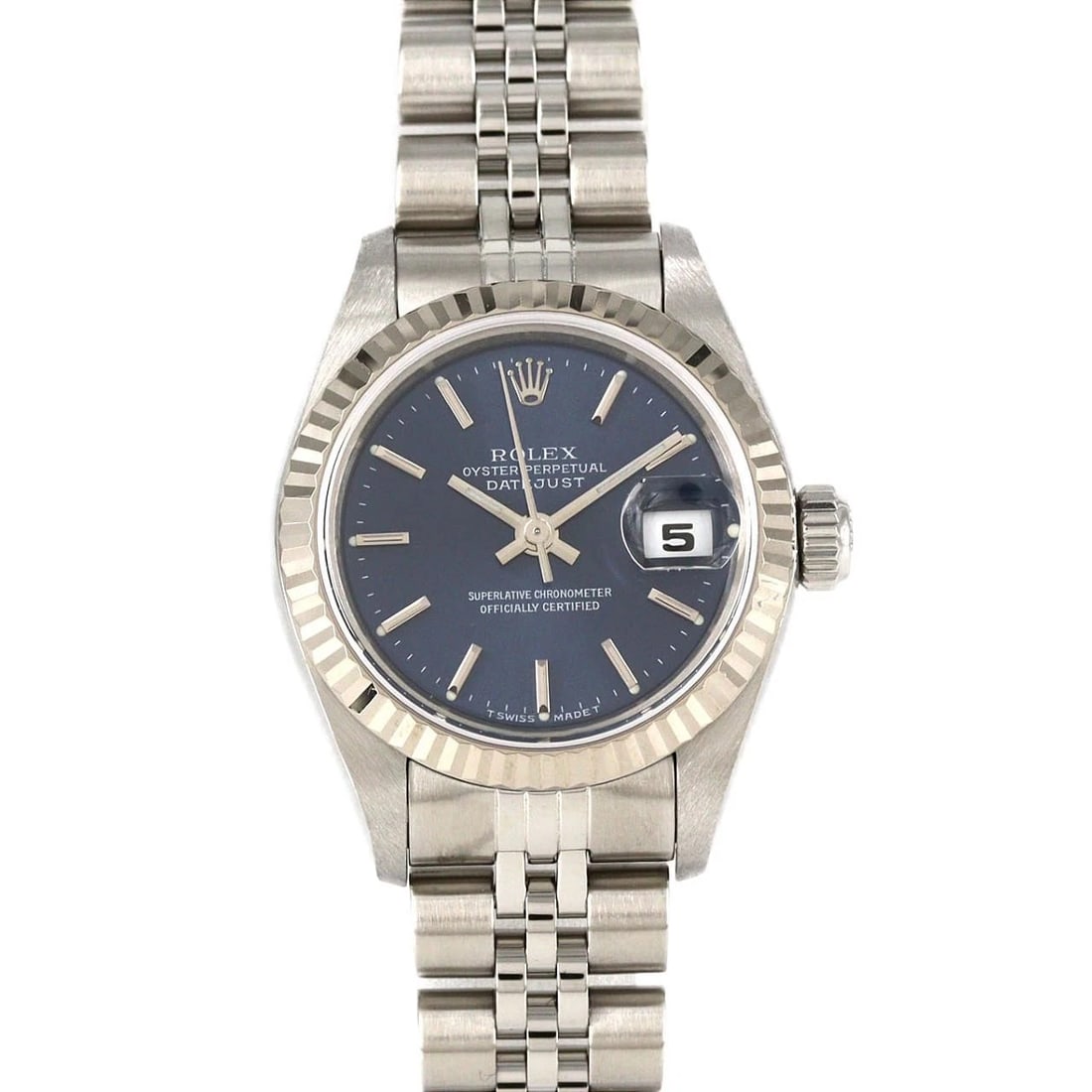 ROLEX DATEJUST SSXWG MECHANICAL AUTOMATIC WATCH: Rolex Datejust SSxWG Mechanical Automatic Watch Brand: ROLEx Type/Style: Wrist watch Material: Case: Stainless steel x white gold Bracelet: Stainless steel Color: Dial color: Blue Size: Case diameter 
