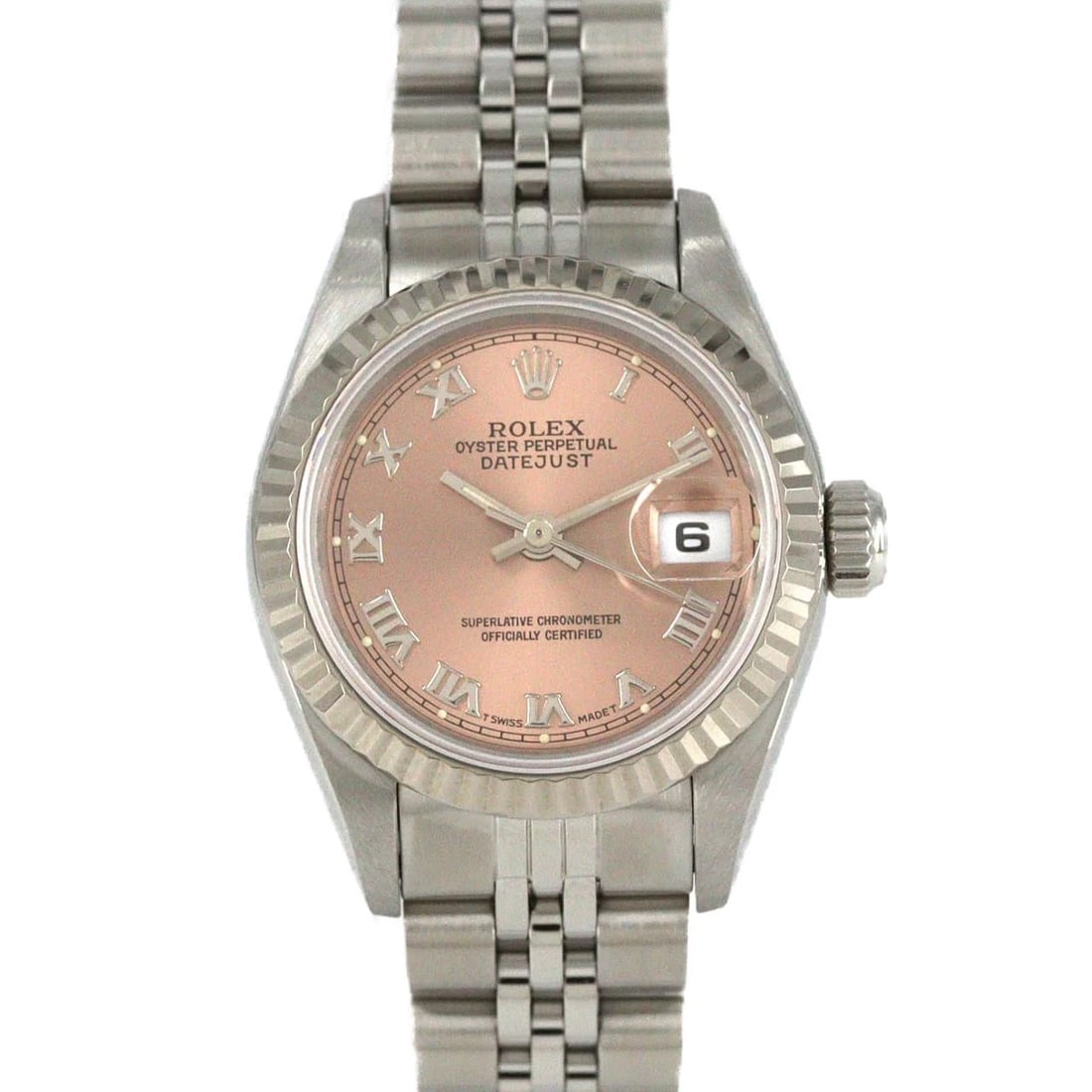 ROLEX DATEJUST SSXWG MECHANICAL AUTOMATIC WATCH: Rolex Datejust SSxWG Mechanical Automatic Watch Brand: ROLEx Type/Style: Wrist watch Material: Case: Stainless steel x white gold Bracelet: Stainless steel Color: Dial color: Pink/Roman Size: Case dia
