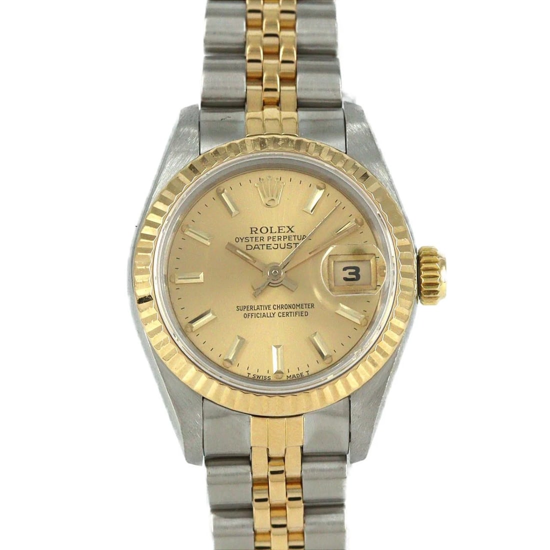 ROLEX DATEJUST SSXYG MECHANICAL AUTOMATIC WATCH: Rolex Datejust SSxYG Mechanical Automatic Watch Brand: ROLEx Type/Style: Wrist watch Material: Case: Stainless steel x yellow gold Bracelet: Stainless steel x yellow gold Color: Dial color: Gold Size: