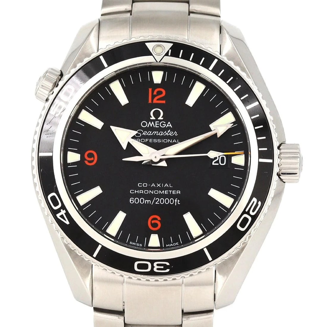 OMEGA SEAMASTER PLANET OCEAN STAINLESS STEEL MECHANICAL WATCH: Omega Seamaster Planet Ocean Stainless Steel Mechanical Watch Brand: OMEGA Type/Style: Wrist watch Material: Case: Stainless Steel Breath: Stainless Steel Color: Dial color: Black Size: Case diameter: