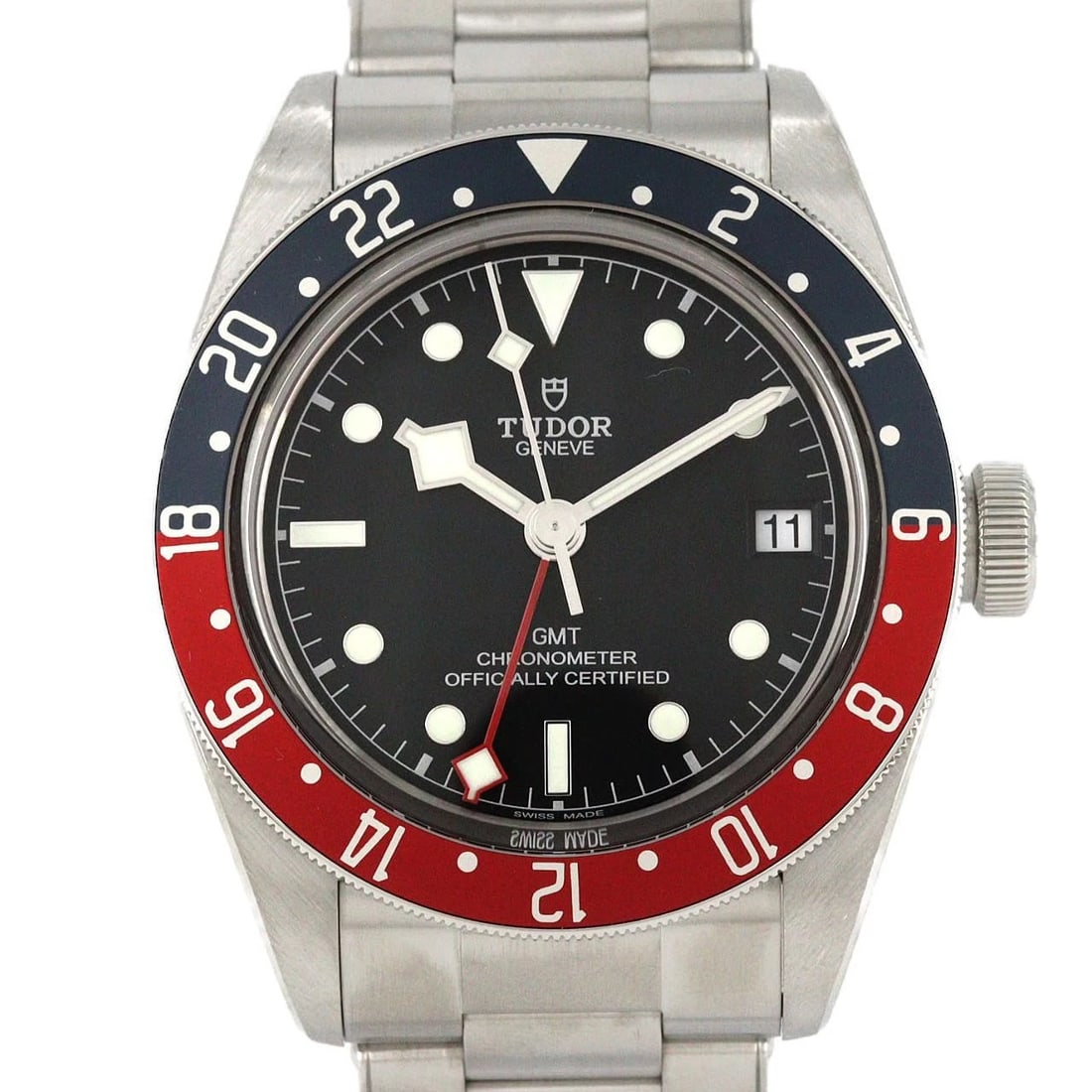 TUDOR BLACK BAY GMT STAINLESS STEEL MECHANICAL AUTOM WATCH (1 of 4)