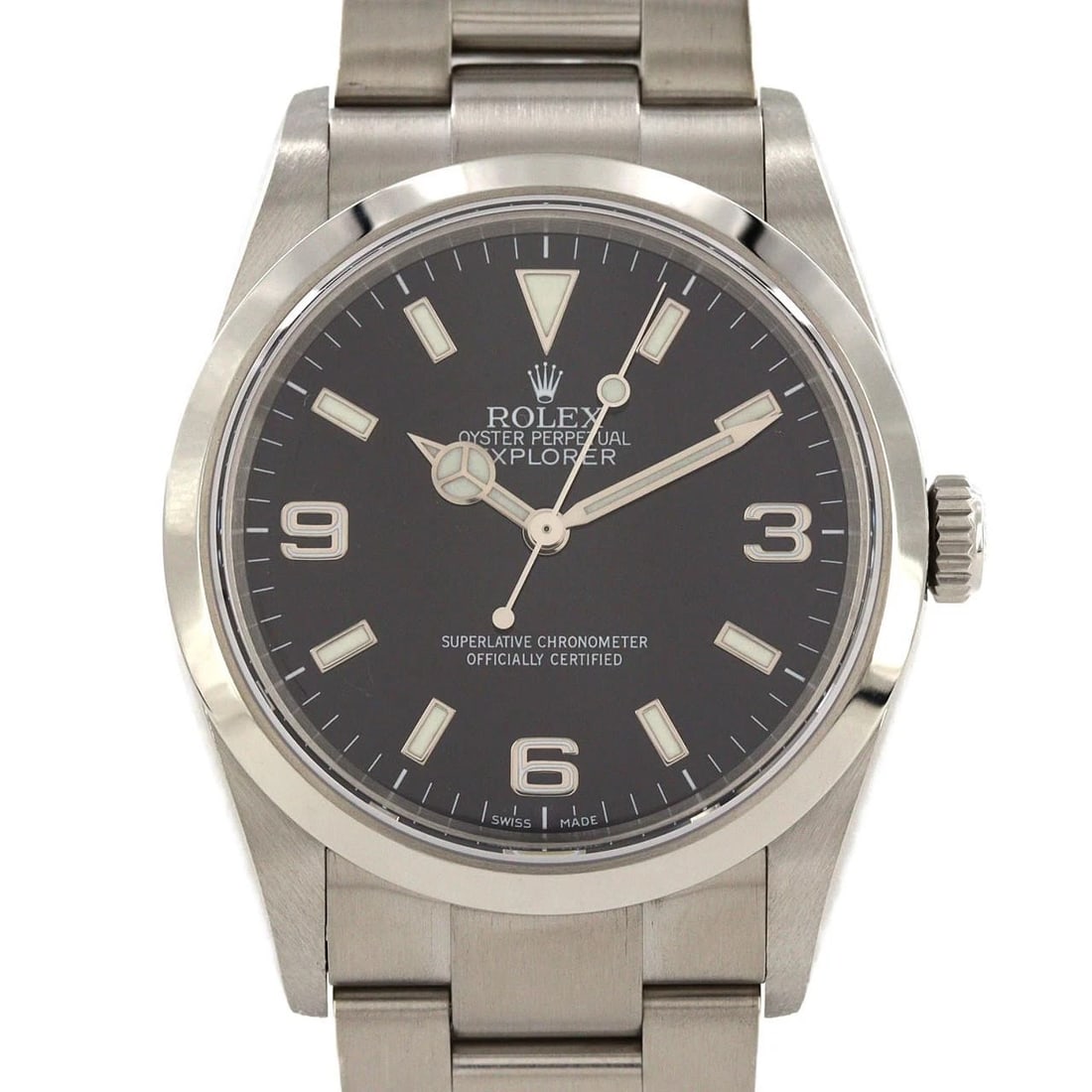 ROLEX EXPLORER STAINLESS STEEL MECHANICAL AUTOMATIC WATCH (1 of 3)