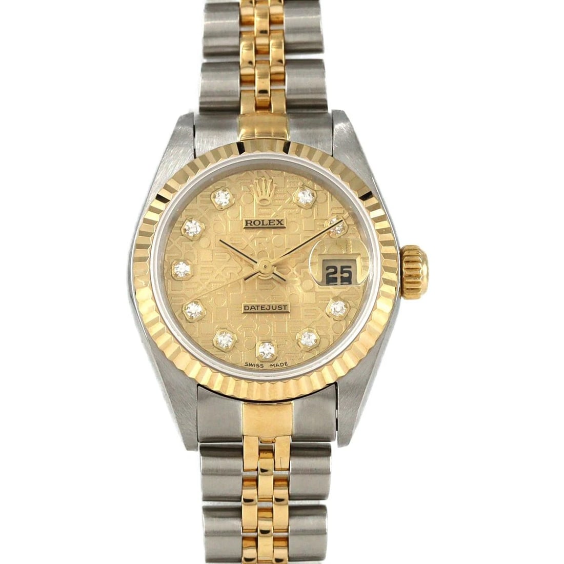 ROLEX DATEJUST SSXYG MECHANICAL AUTOMATIC WATCH (1 of 4)