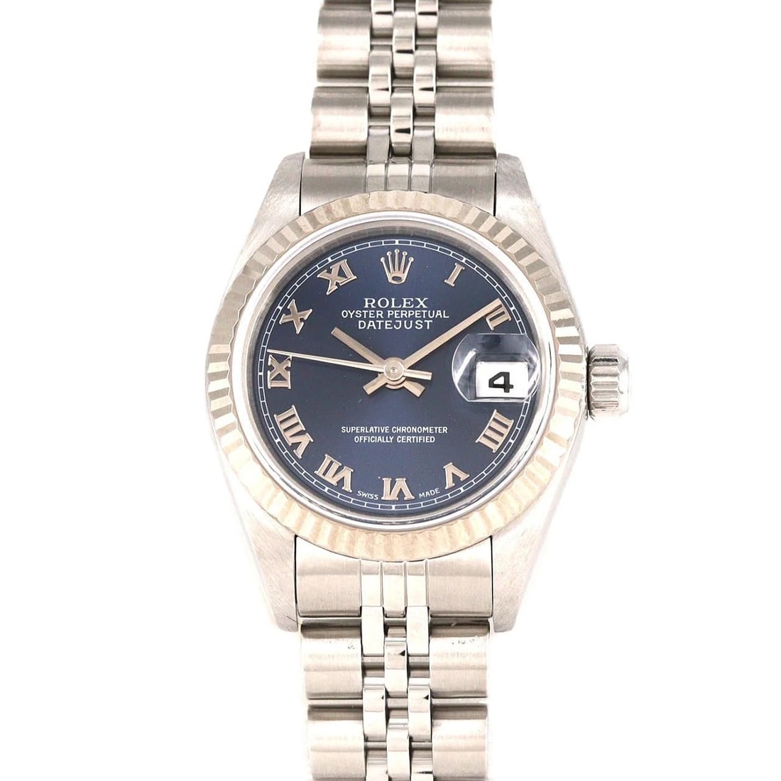 ROLEX DATEJUST SSXWG MECHANICAL AUTOMATIC WATCH: Rolex Datejust SSxWG Mechanical Automatic Watch Brand: ROLEx Type/Style: Wrist watch Material: Case: Stainless steel x white gold Bracelet: Stainless steel Color: Dial color: Blue/Roman Size: Case