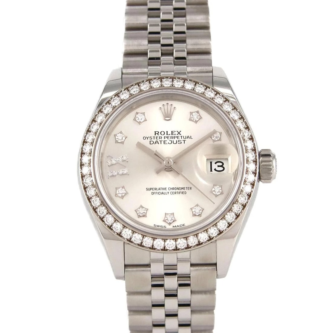 ROLEX DATEJUST SSXWG MECHANICAL AUTOMATIC WATCH: Rolex Datejust SSxWG Mechanical Automatic Watch Brand: ROLEx Type/Style: Wrist watch Material: Case: Stainless steel x white gold Bracelet: Stainless steel Color: Dial color: Silver/Star Diamond, Ix