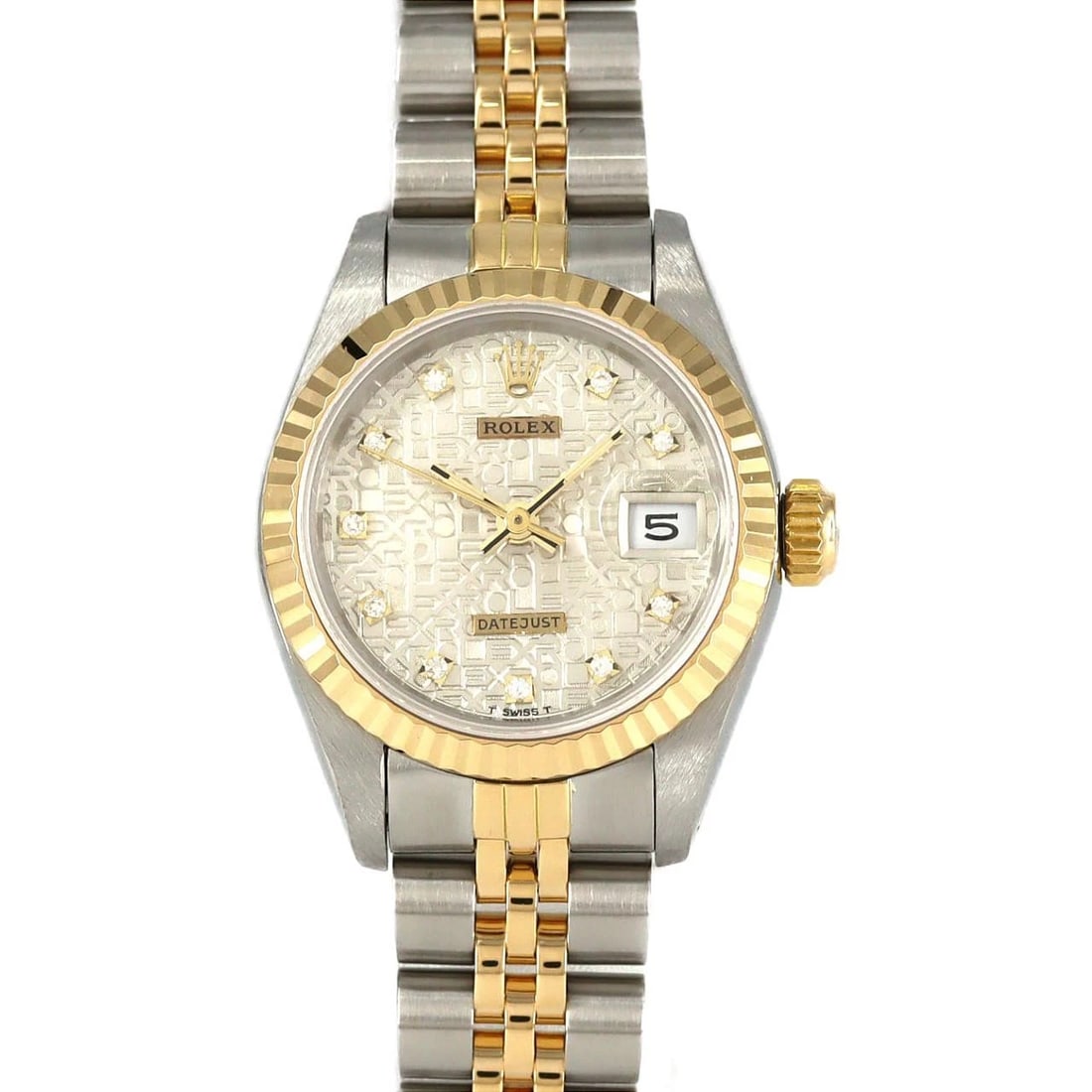 ROLEX DATEJUST STAINLESS STEEL X YELLOW GOLD MECHANICAL WATCH: Rolex Datejust Stainless Steel x Yellow Gold, Mechanical Watch Brand: ROLEx Type/Style: Wrist watch Material: Case: Stainless steel x yellow gold Bracelet: Stainless steel x yellow gold Color: Dial Co