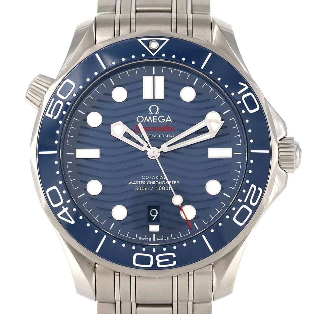 OMEGA SEAMASTER DIVER STAINLESS STEEL MEC WATCH: Omega Seamaster Diver Stainless Steel Mec Watch Brand: OMEGA Type/Style: Wrist watch Material: Case: Stainless Steel Breath: Stainless Steel Color: Dial color: Blue Size: Case diameter: Approx. 42 mm