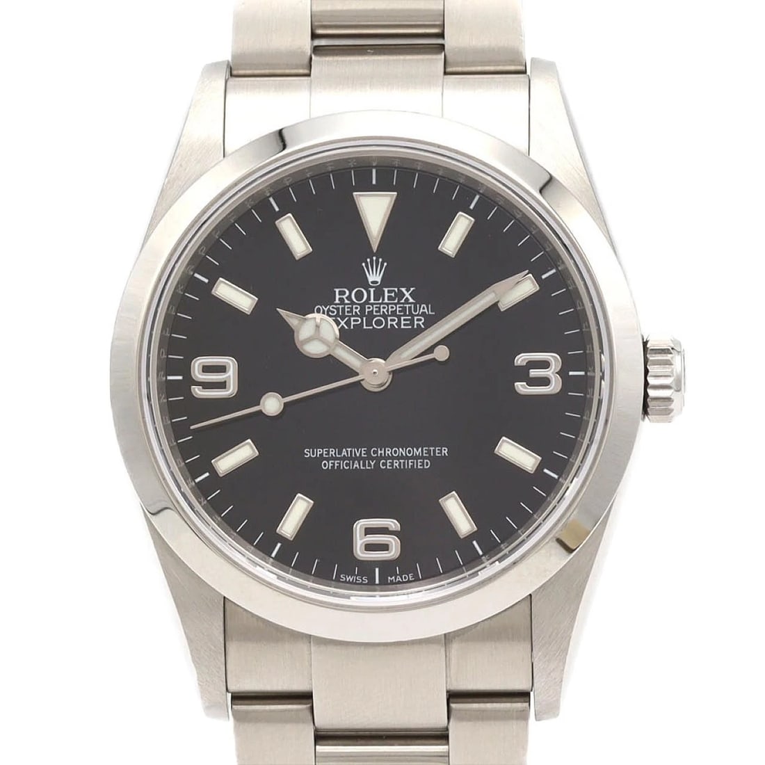 ROLEX EXPLORER STAINLESS STEEL MECHANICAL AUTOMATIC WATCH: Rolex Explorer Stainless Steel Mechanical Automatic Watch Brand: ROLEx Type/Style: Wrist watch Material: Case: Stainless Steel Breath: Stainless Steel Color: Dial color: Black Size: Case diameter:
