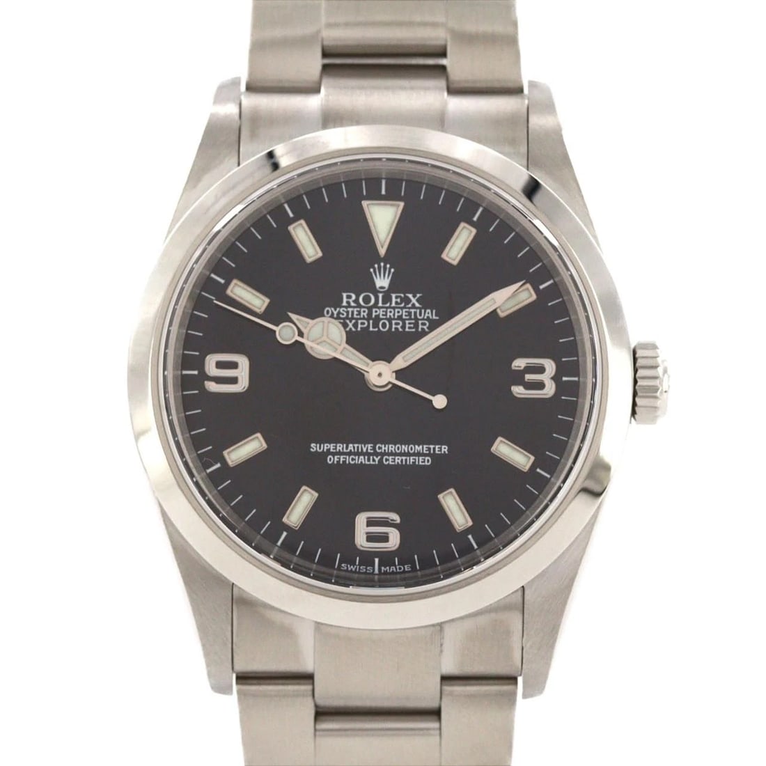 ROLEX EXPLORER STAINLESS STEEL MECHANICAL AUTOMATIC WATCH: Rolex Explorer Stainless Steel Mechanical Automatic Watch Brand: ROLEx Type/Style: Wrist watch Material: Case: Stainless Steel Breath: Stainless Steel Color: Dial color: Black Size: Case diameter: