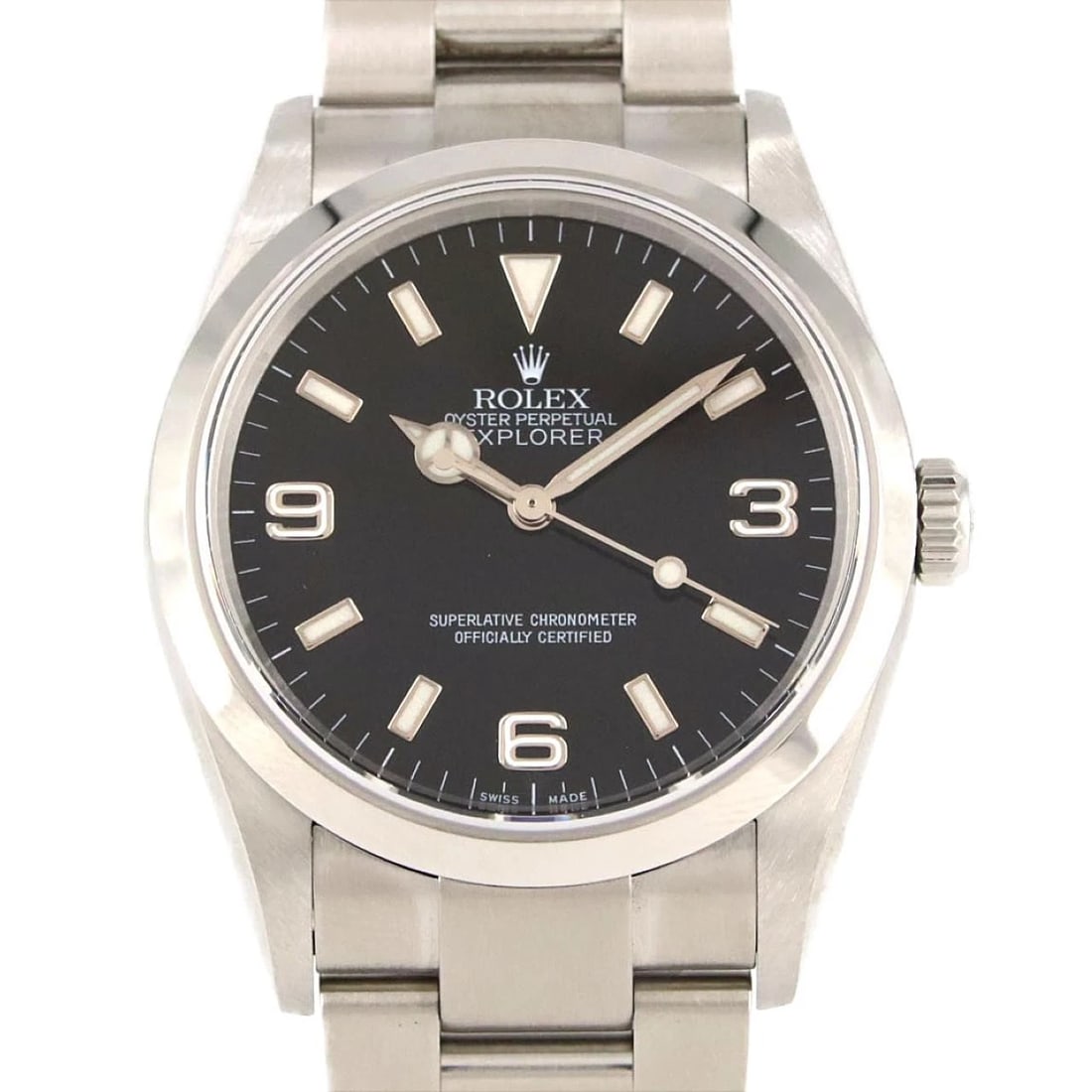 ROLEX EXPLORER STAINLESS STEEL MECHANICAL AUTOMATIC WATCH: Rolex Explorer Stainless Steel Mechanical Automatic Watch Brand: ROLEx Type/Style: Wrist watch Material: Case: Stainless Steel Breath: Stainless Steel Color: Dial color: Black Size: Case diameter:
