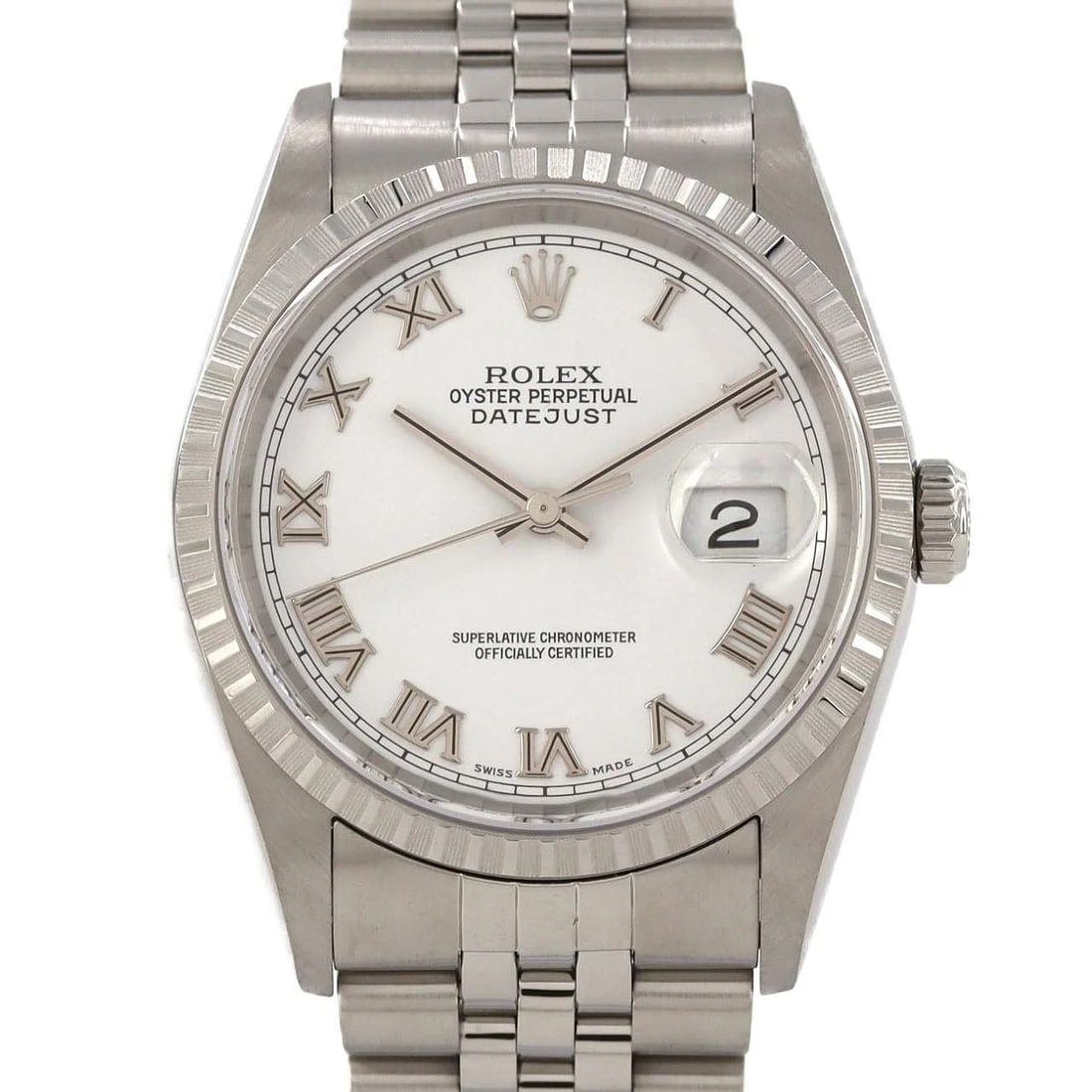 ROLEX DATEJUST STAINLESS STEEL MECHANICAL AUTOMATIC WATCH: Rolex Datejust Stainless Steel Mechanical Automatic Watch Brand: ROLEx Type/Style: Wrist watch Material: Case: Stainless Steel Breath: Stainless Steel Color: Dial color: White/Roman Size: Case