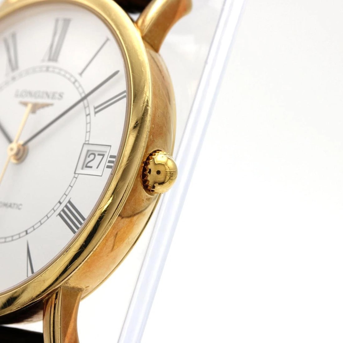 LONGINES ELEGANT YG MECHANICAL WATCH - 3