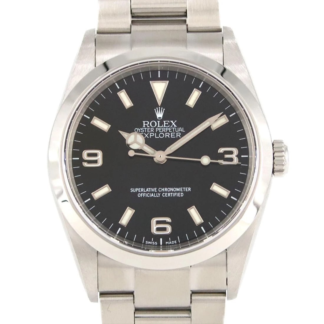 ROLEX EXPLORER STAINLESS STEEL MECHANICAL AUTOMATIC WATCH: Rolex Explorer Stainless Steel Mechanical Automatic Watch Brand: ROLEx Type/Style: Wrist watch Material: Case: Stainless Steel Breath: Stainless Steel Color: Dial color: Black Size: Case diameter: