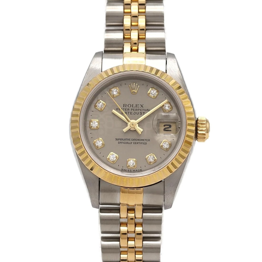 ROLEX DATEJUST SSXYG MECHANICAL AUTOMATIC WATCH: Rolex Datejust SSxYG Mechanical Automatic Watch Brand: ROLEx Type/Style: Wrist watch Material: Case: Stainless steel x yellow gold Bracelet: Stainless steel x yellow gold Color: Dial color: Gray print