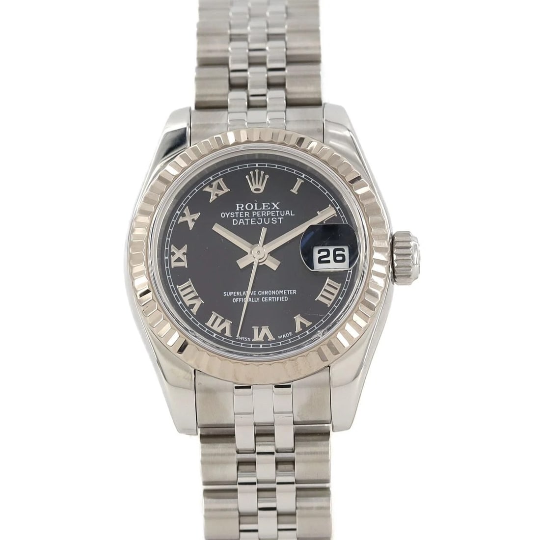 ROLEX DATEJUST SSXWG MECHANICAL AUTOMATIC WATCH: Rolex Datejust SSxWG Mechanical Automatic Watch Brand: ROLEx Type/Style: Wrist watch Material: Case: Stainless steel x white gold Bracelet: Stainless steel Color: Dial color: Black/Roman Size: Case di