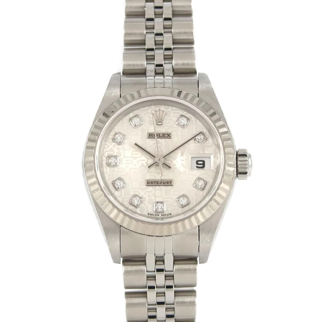ROLEX DATEJUST SSXWG MECHANICAL AUTOMATIC WATCH: Rolex Datejust SSxWG Mechanical Automatic Watch Brand: ROLEx Type/Style: Wrist watch Material: Case: Stainless steel x white gold Bracelet: Stainless steel Color: Dial Color: Silver Computer/Diamond S