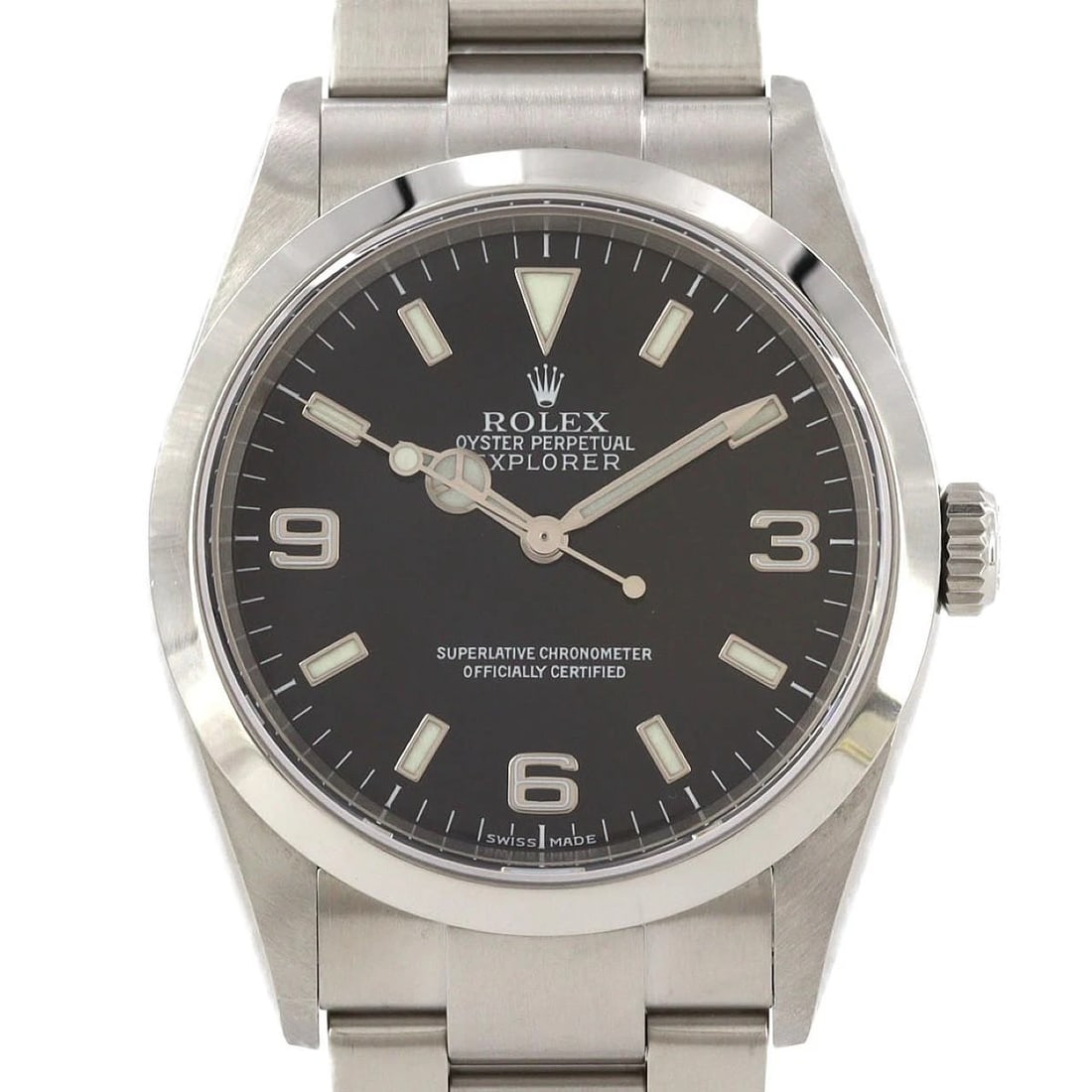 ROLEX EXPLORER STAINLESS STEEL MECHANICAL AUTOMATIC WATCH (1 of 4)