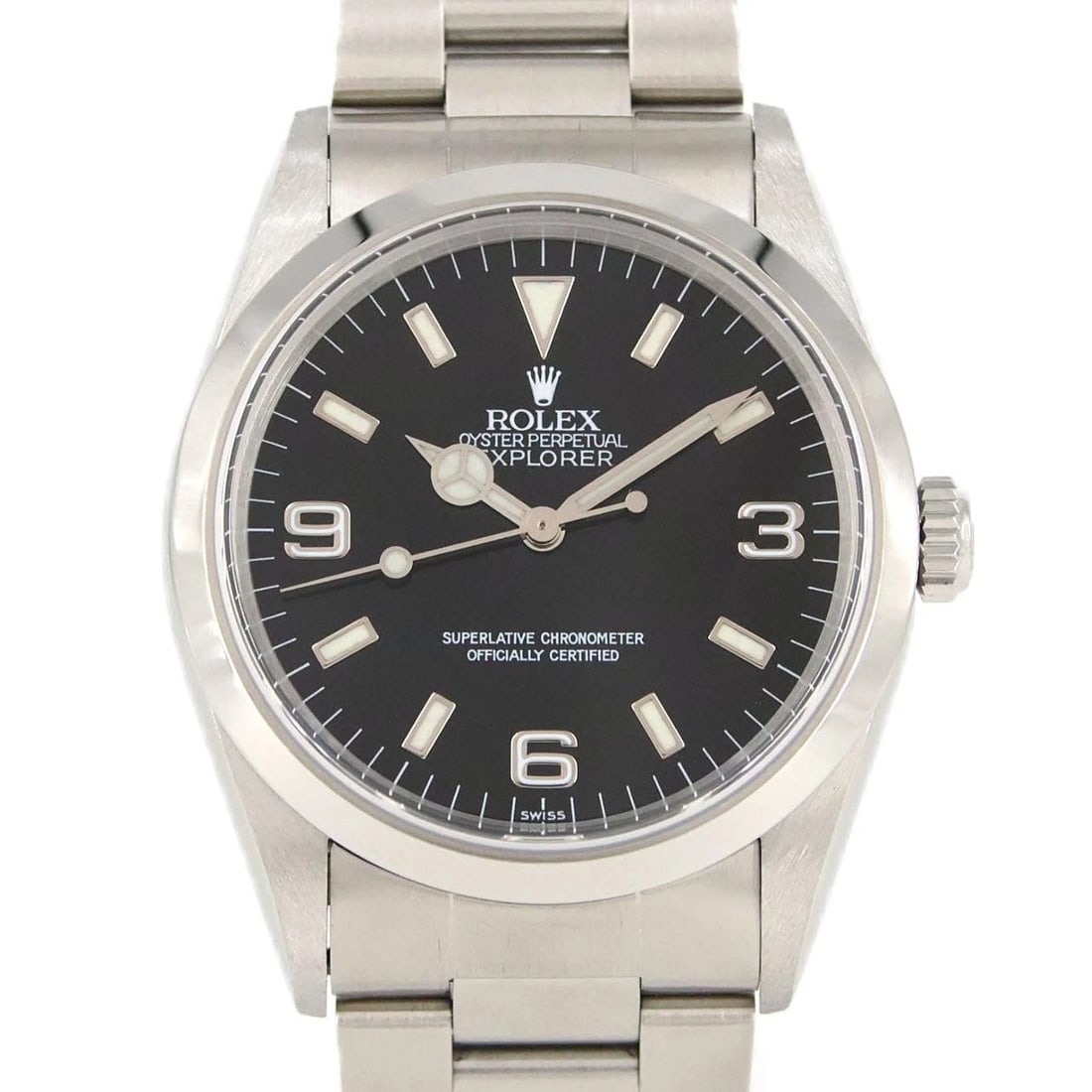 ROLEX EXPLORER STAINLESS STEEL MECHANICAL AUTOMATIC WATCH: Rolex Explorer Stainless Steel Mechanical Automatic Watch Brand: ROLEx Type/Style: Wrist watch Material: Case: Stainless Steel Breath: Stainless Steel Color: Dial color: Black Size: Case diameter: App