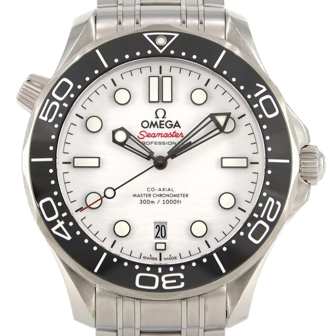 OMEGA SEAMASTER DIVER STAINLESS STEEL WATCH: Omega Seamaster Diver Stainless Steel Watch Brand: OMEGA Type/Style: Wrist watch Material: Case: Stainless Steel Breath: Stainless Steel Color: Dial Color: White Size: Case diameter: Approx. 42 mm