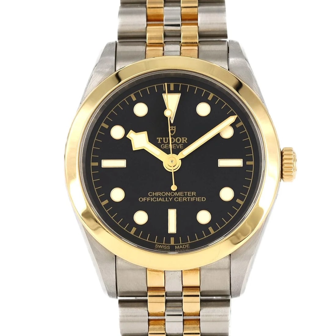 TUDOR BLACK BAY 36 SSXCG MECHANICAL AUTOMATIC WATCH: Tudor Black Bay 36 SSxCG Mechanical Automatic Watch Brand: Tudor Type/Style: Wrist watch Material: Case: SSxCG Bracelet: SSxCG Color: Dial Color: Black Size: Case diameter: Approx. 36 mm Max wrist