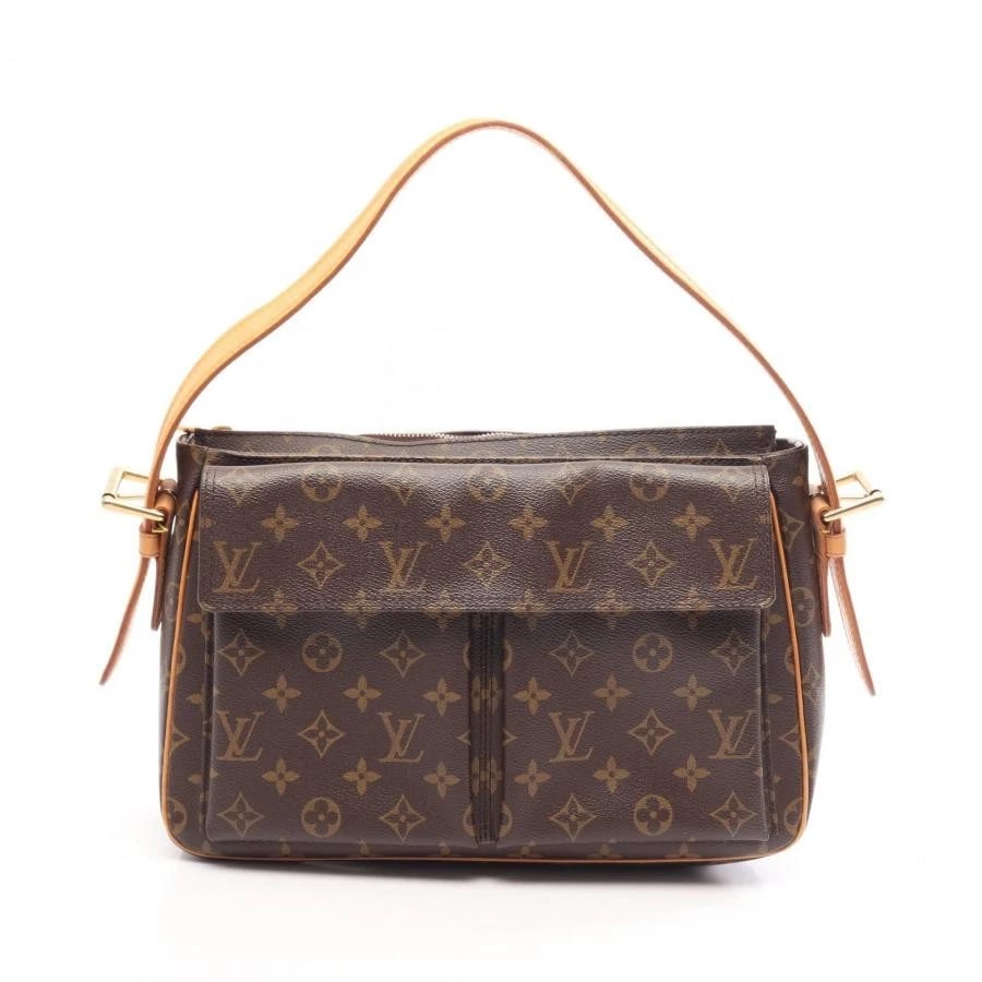 LOUIS VUITTON BAG: VIVASITE GM BROWN: LOUIS VUITTON Bag: Vivasite GM Brown Brand: LOUIS VUITTON Type/Style: Shoulder Bag Material: Exterior Material Canvas / Leather Color: Exterior Color Brown Size: (approx. W12.6 ? H7.9 ? D3.9 inch)