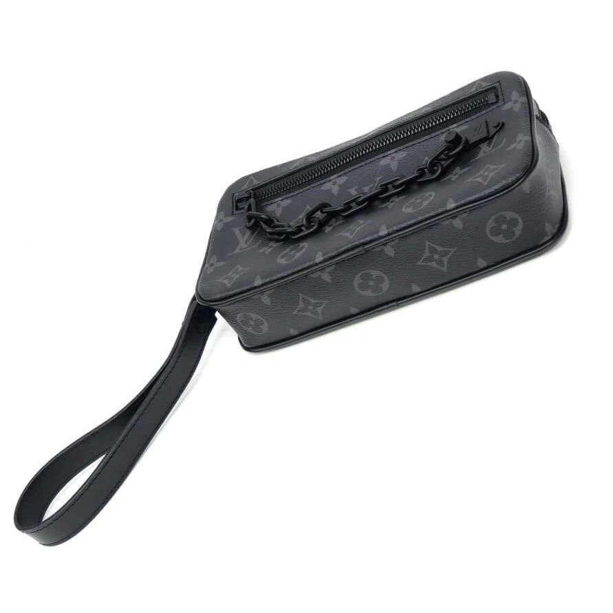 LOUIS VUITTON BAG: POCHETTE VOLGA MONOGRAM ECLIPSE - 3