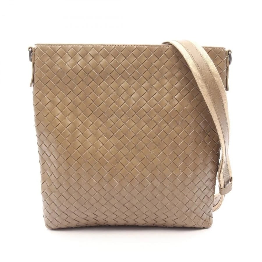 BOTTEGA VENETA BAG: INTRECCIATO GRAY: BOTTEGA VENETA Bag: Intrecciato Gray Brand: BOTTEGA VENETA Type/Style: Shoulder Bag Material: Exterior Material Leather Color: Exterior Color Gray Size: (approx. W9.8 ? H11.0 ? D0.8 inch)
