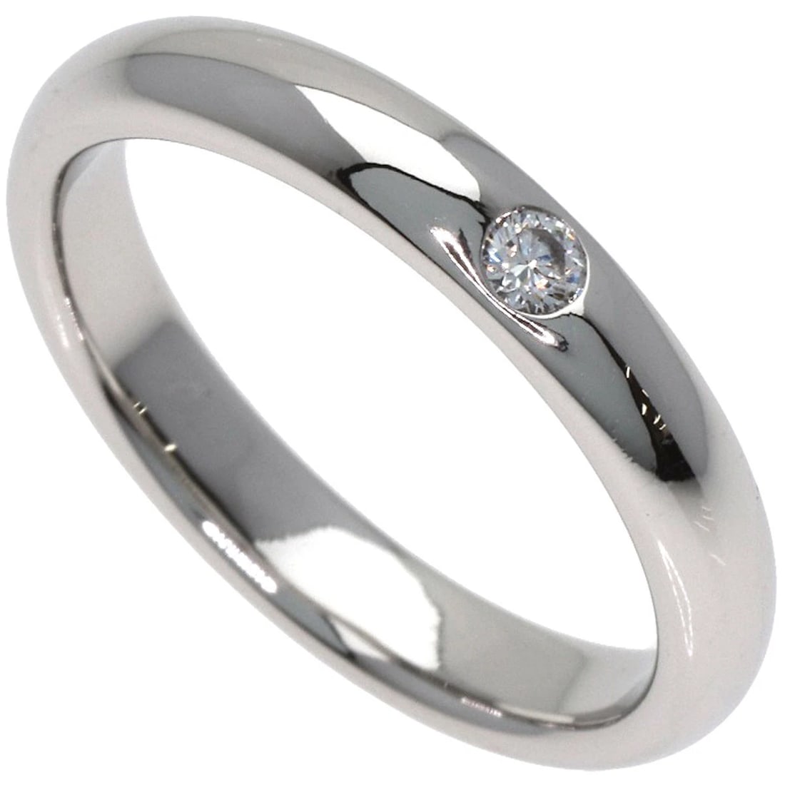 HARRY WINSTON ROUND CUT DIAMOND RING PLATINUM PT950: HARRY WINSTON Round Cut Diamond Ring Platinum PT950 Brand: HARRY WINSTON Type/Style: Ring Material: Platinum PT950, Main Stone Natural Color: Silver Size: 5(US) Accessories: None Accessori