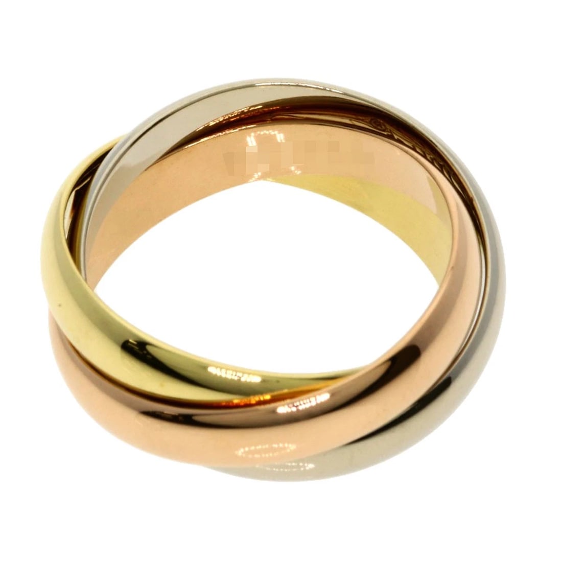 CARTIER TRINITY RING K18 YELLOW GOLD 18K PINK GOLD: CARTIER Trinity Ring K18 Yellow Gold 18K Pink Gold Brand: CARTIER Type/Style: Ring Material: K18 Yellow Gold/18K Pink Gold/K18 White Gold, Color: Gold Size: 5(US) Accessories: None Accesso