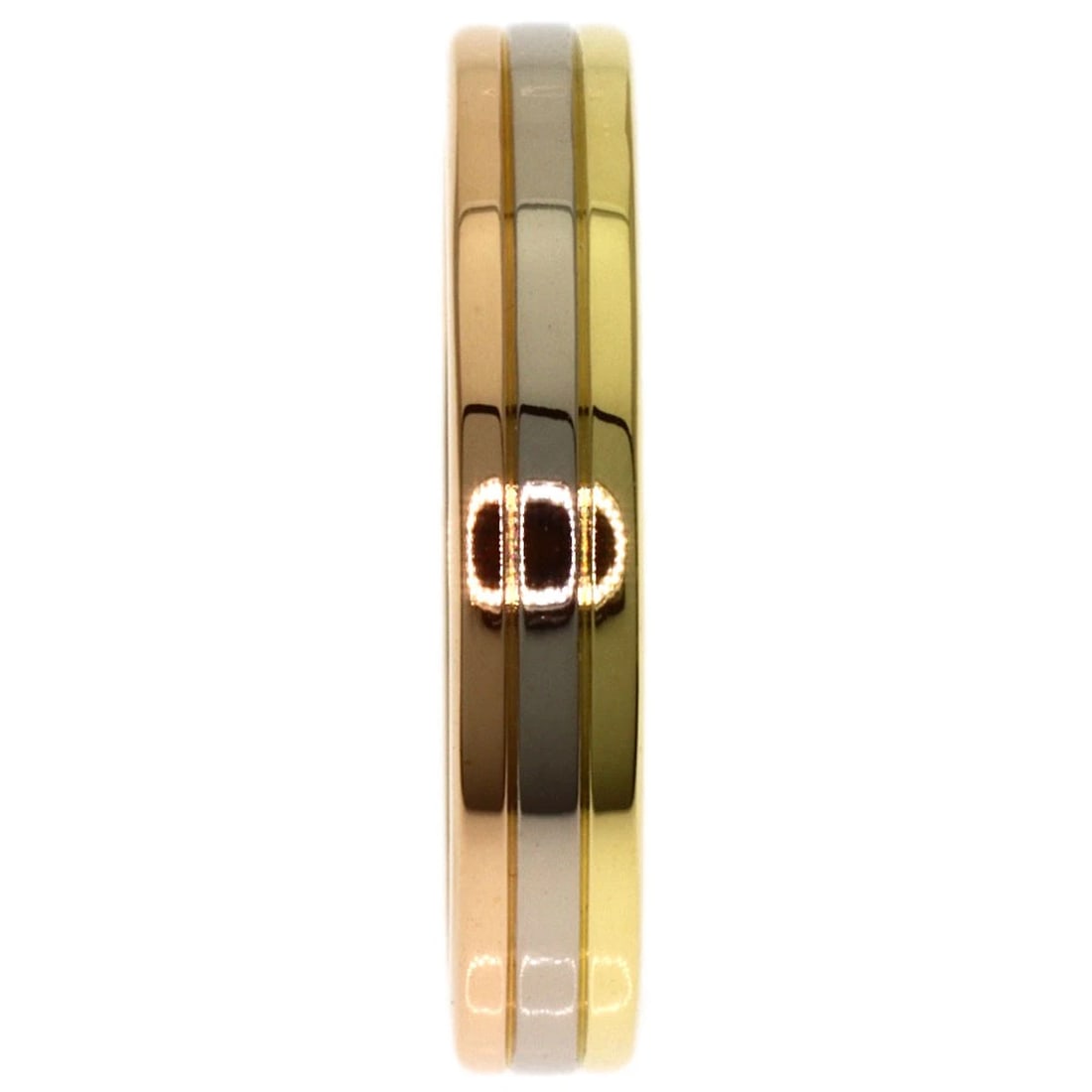 CARTIER THREE COLOR RING K18 YELLOW GOLD K18 WHITE GOLD: CARTIER Three color Ring K18 Yellow Gold K18 White Gold Brand: CARTIER Type/Style: Ring Material: K18 Yellow Gold/K18 White Gold/18K Pink Gold, Color: Gold Size: 5.25(US) Accessories: None