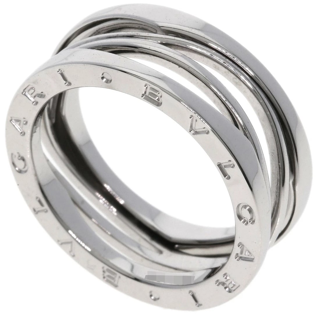 BVLGARI RING K18 WHITE GOLD: BVLGARI Ring K18 White Gold Brand: BVLGARI Type/Style: Ring Material: K18 White Gold, Color: Silver Size: 9.25(US) Accessories: None Accessories Notice: When purchasing pre-owned goods, pl