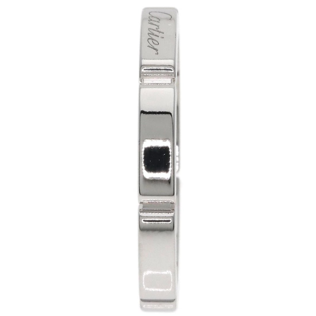 CARTIER RING K18 WHITE GOLD: CARTIER Ring K18 White Gold Brand: CARTIER Type/Style: Ring Material: K18 White Gold, Color: Silver Size: 6.5(US) Accessories: None Accessories Notice: When purchasing pre-owned goods, ple