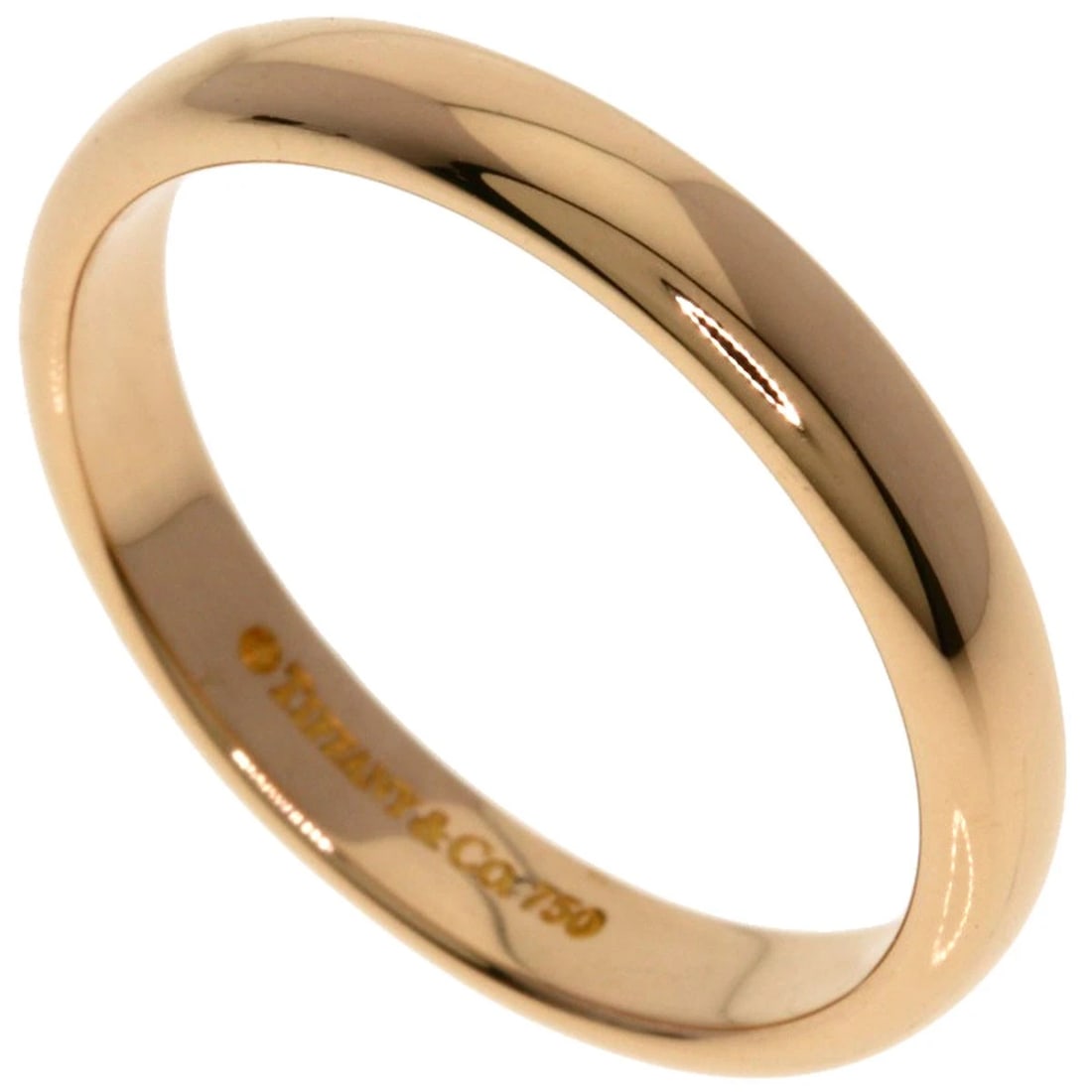 TIFFANY&CO. WEDDING RING K18 PINK GOLD: TIFFANY&Co. wedding Ring K18 Pink Gold Brand: TIFFANY&Co. Type/Style: Ring Material: K18 Pink Gold, Color: Gold Size: 6.5(US) Accessories: None Accessories Notice: When purchasing pre-owne
