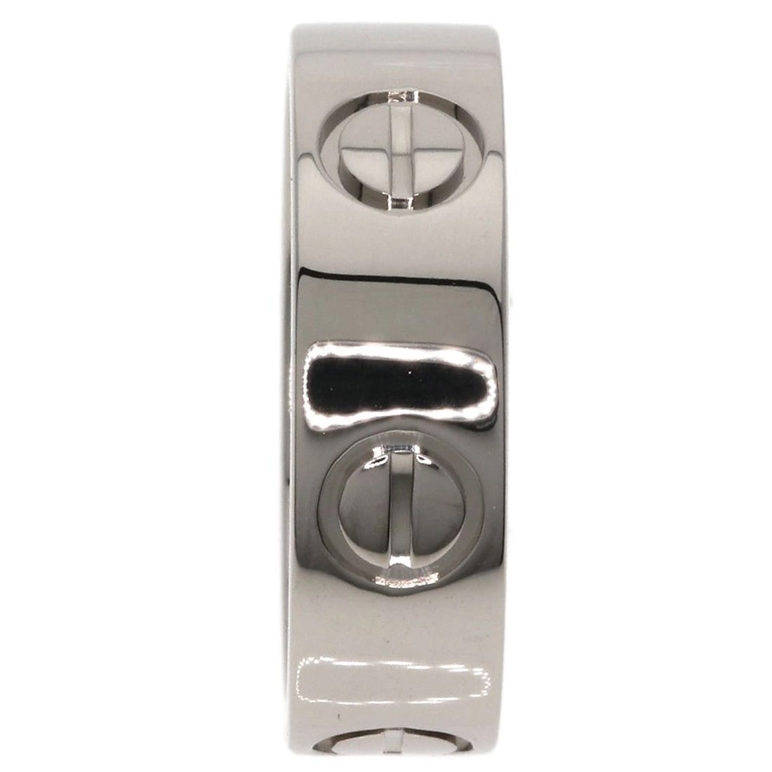 CARTIER RING K18 WHITE GOLD: CARTIER Ring K18 White Gold Brand: CARTIER Type/Style: Ring Material: K18 White Gold, Color: Silver Size: 4.5(US) Accessories: None Accessories Notice: When purchasing pre-owned goods, ple