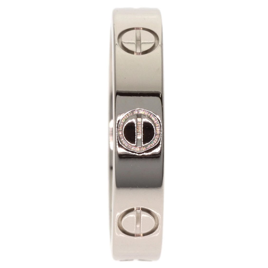 CARTIER RING K18 WHITE GOLD: CARTIER Ring K18 White Gold Brand: CARTIER Type/Style: Ring Material: K18 White Gold, Color: Silver Size: 5(US) Accessories: None Accessories Notice: When purchasing pre-owned goods, pleas