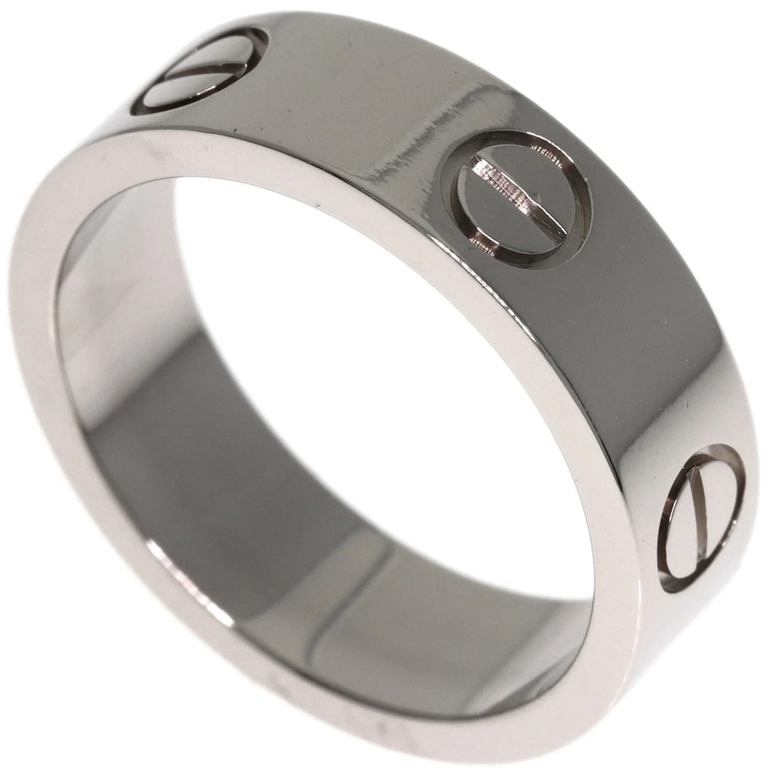 CARTIER RING K18 WHITE GOLD: CARTIER Ring K18 White Gold Brand: CARTIER Type/Style: Ring Material: K18 White Gold, Color: Silver Size: 6.25(US) Accessories: None Accessories Notice: When purchasing pre-owned goods, pl