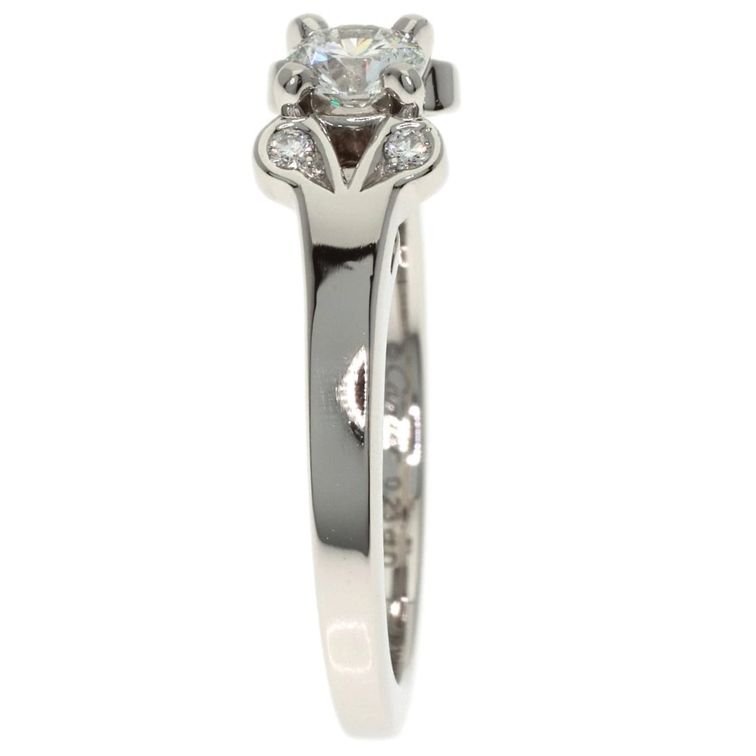 CARTIER BALLERINA SOLITAIRE DIAMOND RING PLATINUM PT950: CARTIER Ballerina Solitaire Diamond Ring Platinum PT950 Brand: CARTIER Type/Style: Ring Material: Platinum PT950, Main Stone Natural Color: Silver Size: 1.7-2.6 US Accessories: None Access