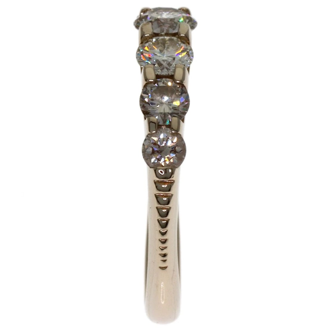 KASHIKEY NAKED BROWN DIAMOND RING K18BG: Kashikey Naked Brown Diamond Ring K18BG Brand: Kashikey Type/Style: Ring Material: K18BG, Main Stone Natural Color: Gold Size: 4.5(US) Accessories: None Accessories Notice: When purchasing
