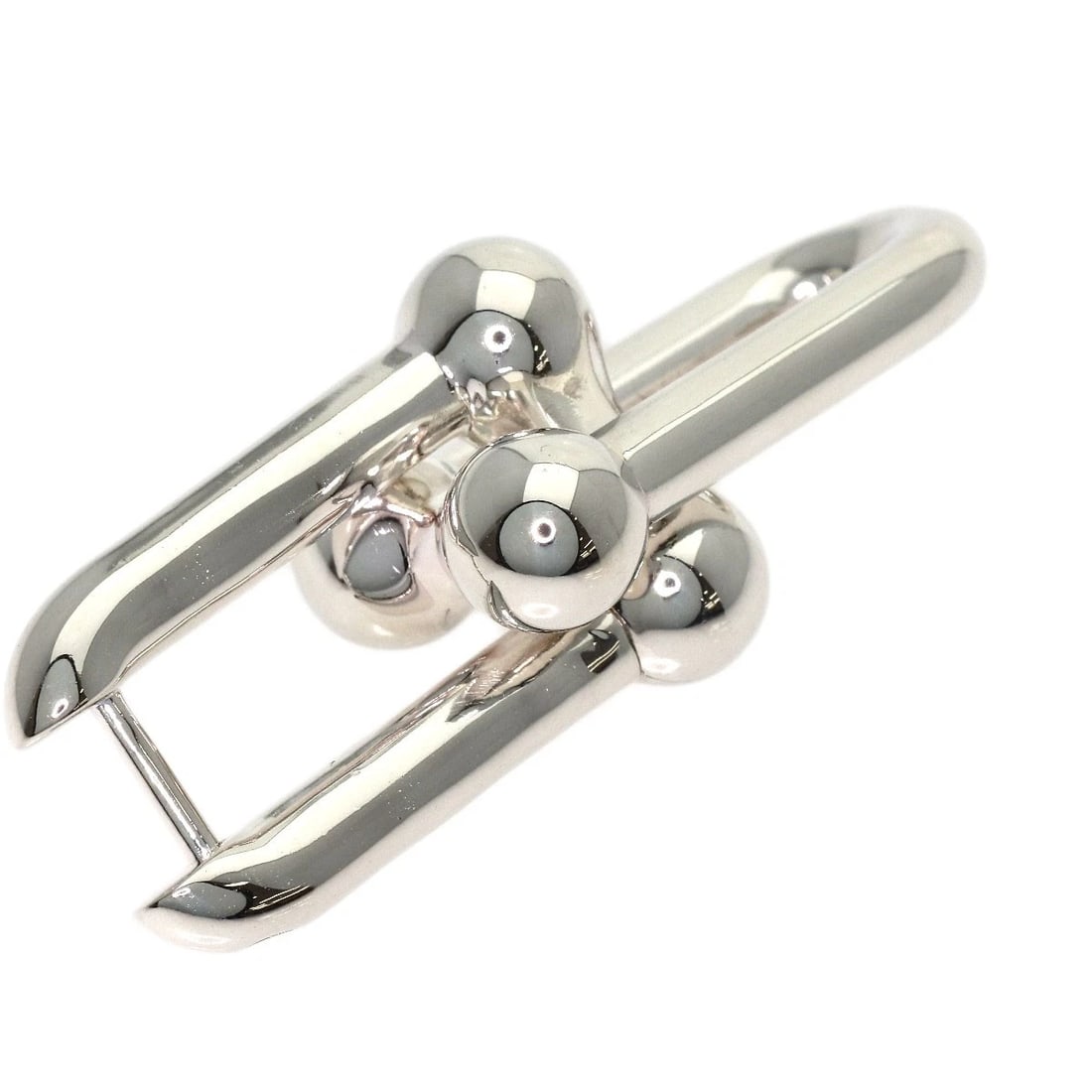 TIFFANY&CO. HARDWARE EARRING SILVER - 4