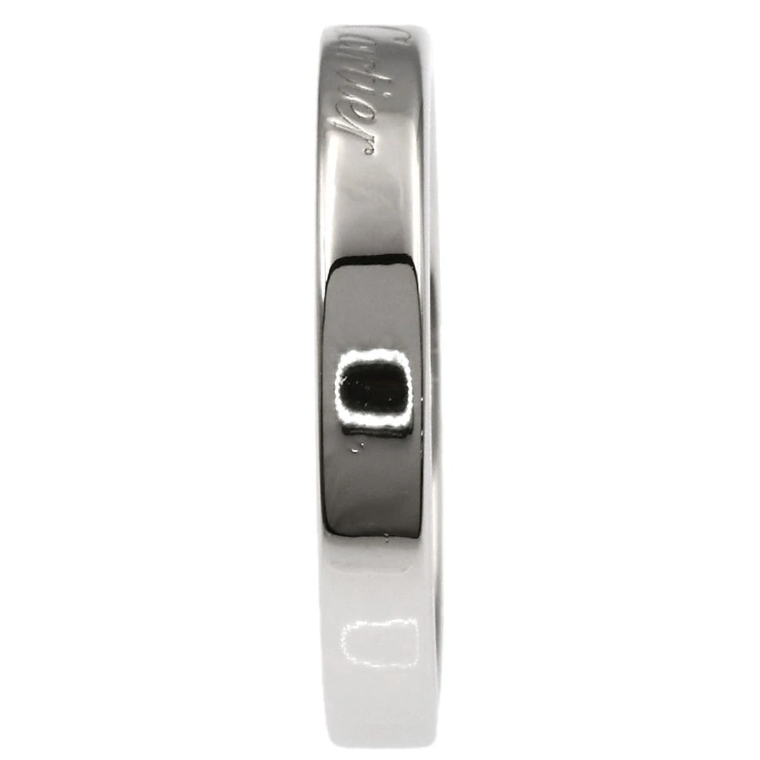 CARTIER FLAT RING PLATINUM PT950 - 3