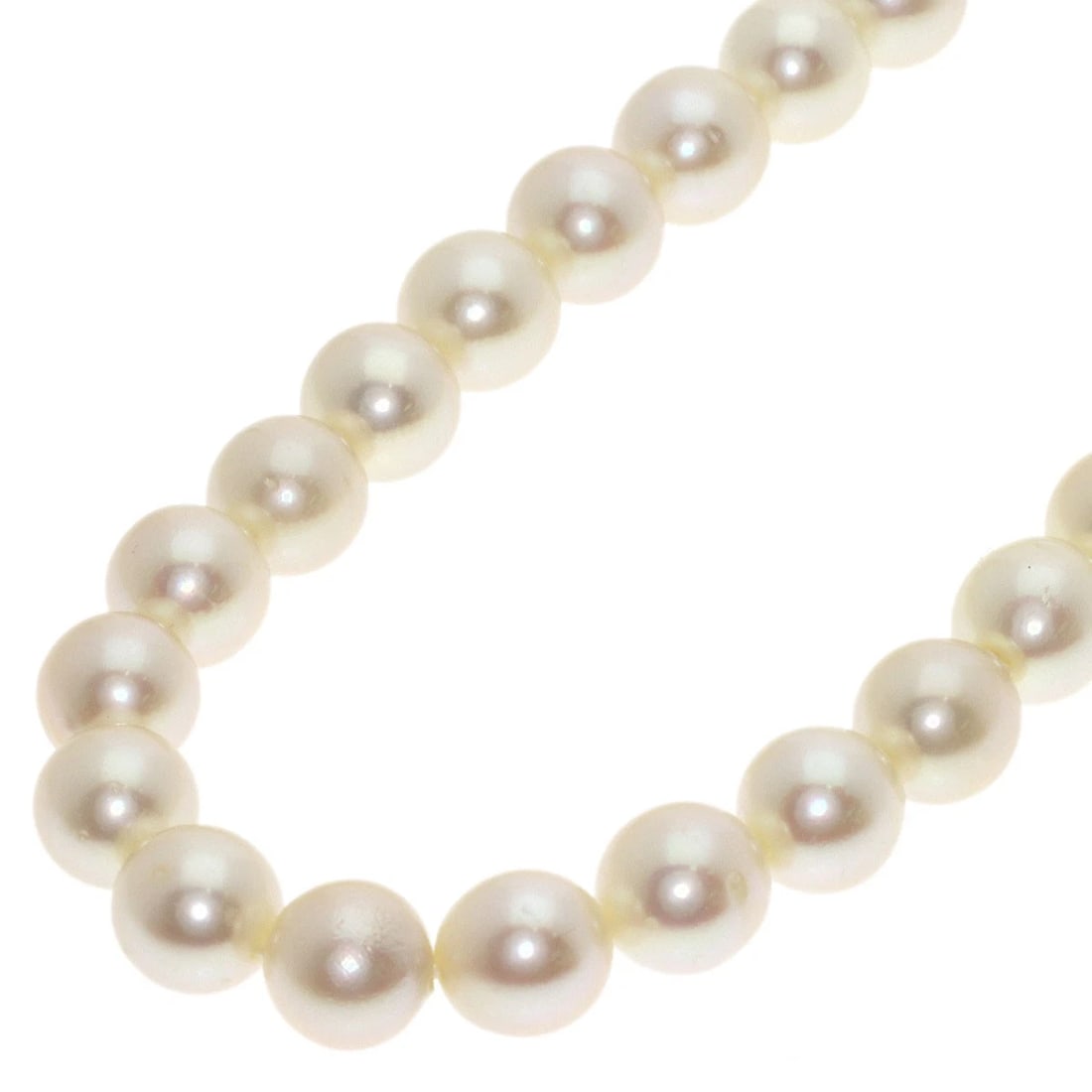 TASAKI PEARL PEARL NECKLACE SILVER: TASAKI Pearl Pearl Necklace Silver Brand: TASAKI Type/Style: Necklace Material: Silver, Main Stone Pearl Color: white Size: Stone Size:0.3inch/7.9-8.3mm Chain Length:16.3inch/41.5cm Accessories: N