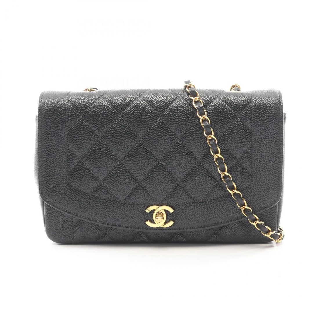 CHANEL MATELASSE DIANA FLAP SHOULDER BAG: CHANEL Matelasse Diana Flap Shoulder Bag Brand: CHANEL Type/Style: Shoulder Bag Material: Grained Calfskin leather Color: Black?ish colors Size: (H:6.3inch x W:9.8inch x D:2.8inch) Accessories: No
